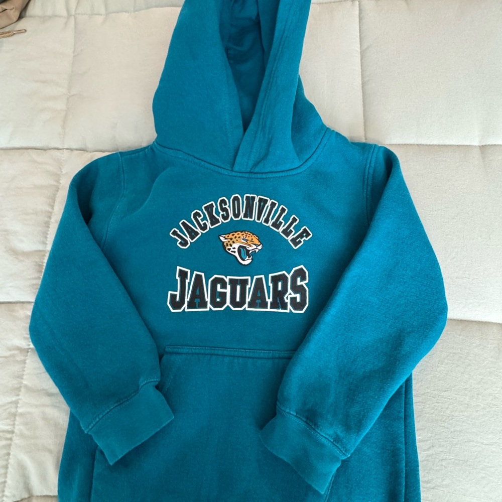NFL Jacksonville Jaguars Kids Teal Hoodie